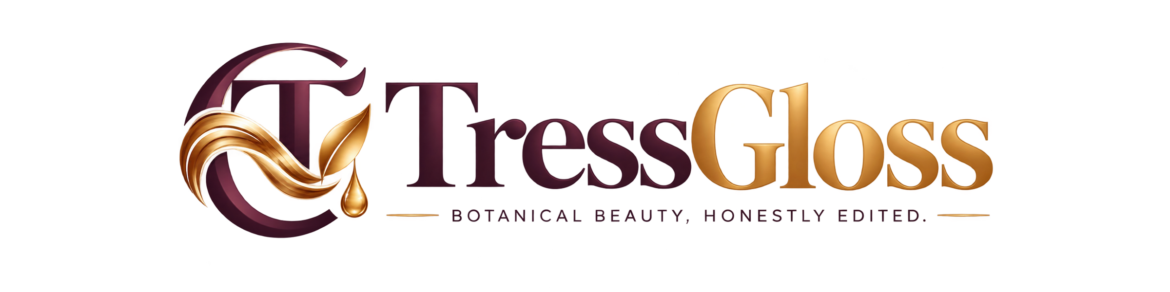 TressGloss — Botanical beauty, honestly edited.